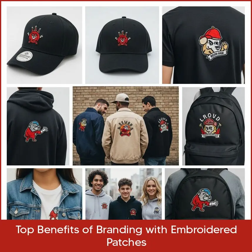 Top Benefits of Branding with Embroidered Patches