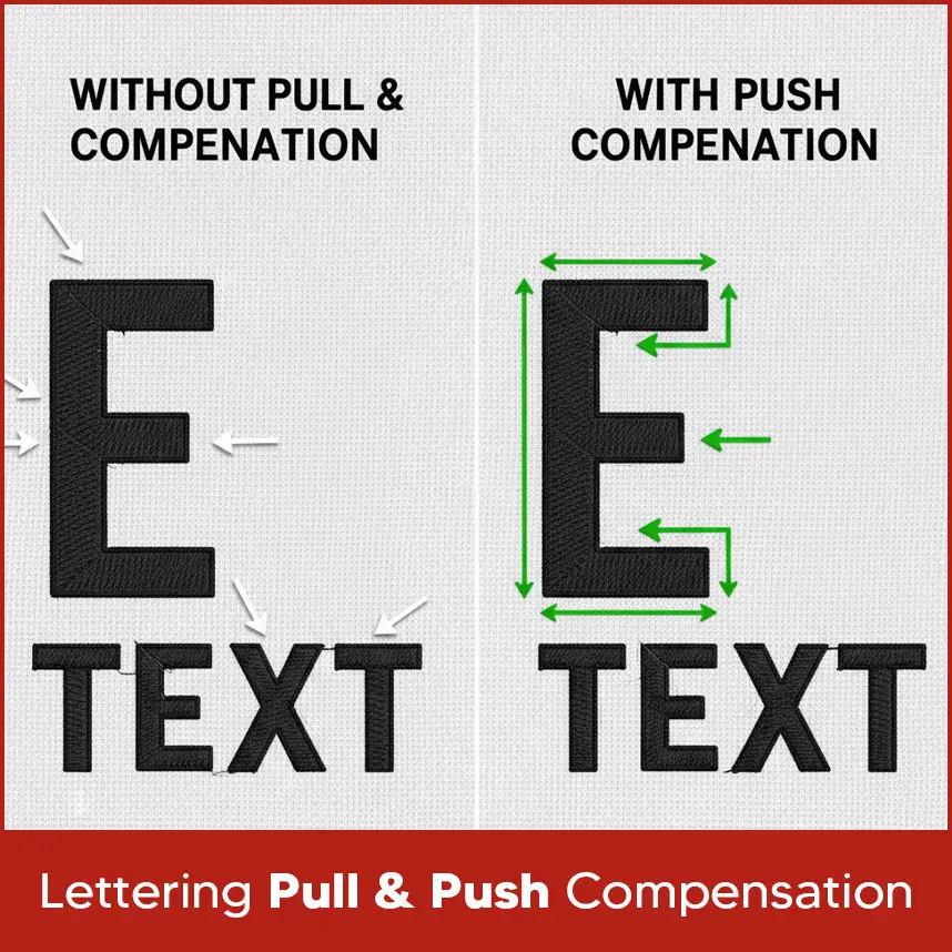 Pull and Push Compensation Settings