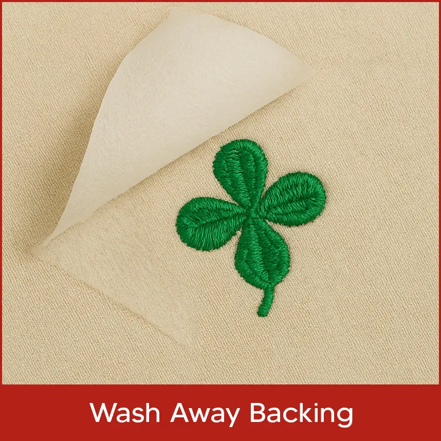 Wash Away Backing
