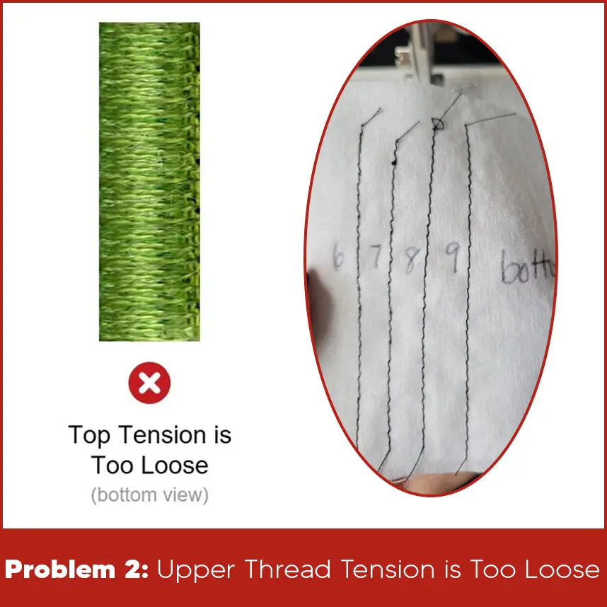 Upper Thread Tension is Too Loose