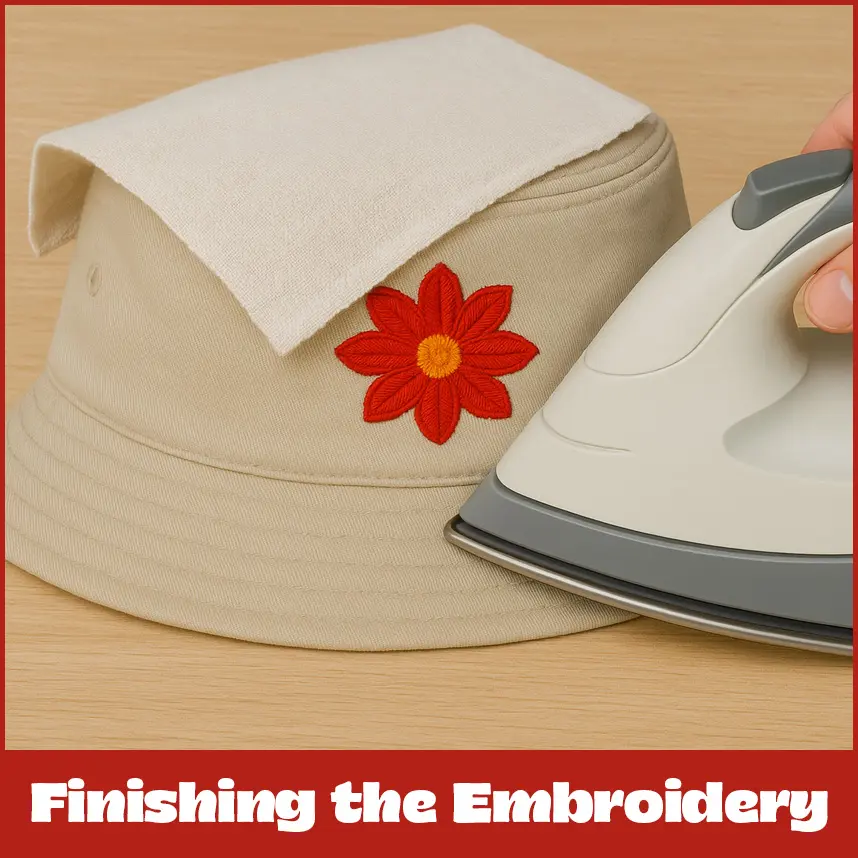 Finishing the Embroidery