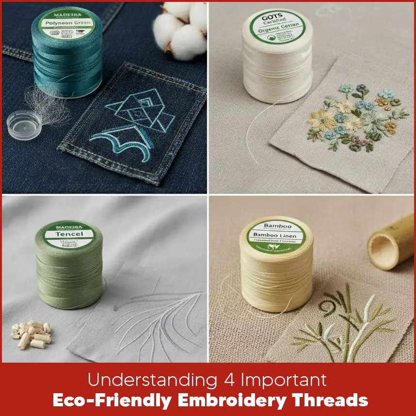 Understanding 4 Important Eco-Friendly Embroidery Threads