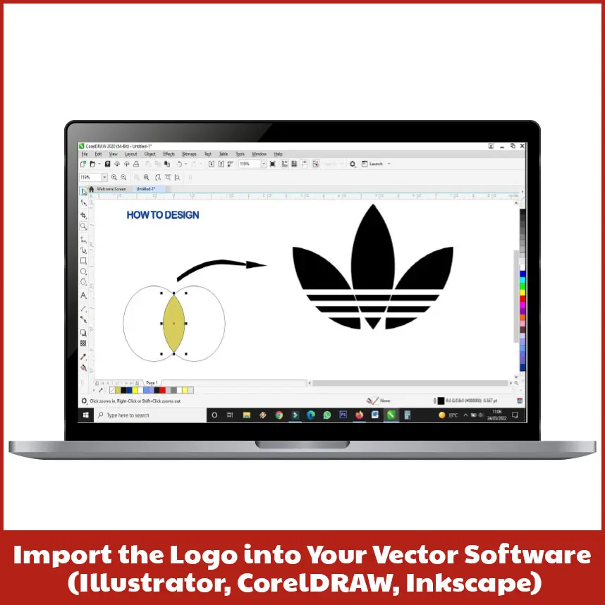 Import Your Logo into Vector Software (Illustrator, CorelDRAW and Inkscape)