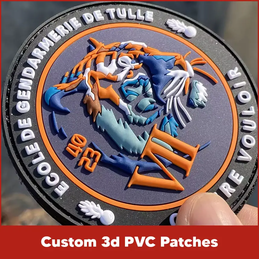Custom 3D PVC Patches