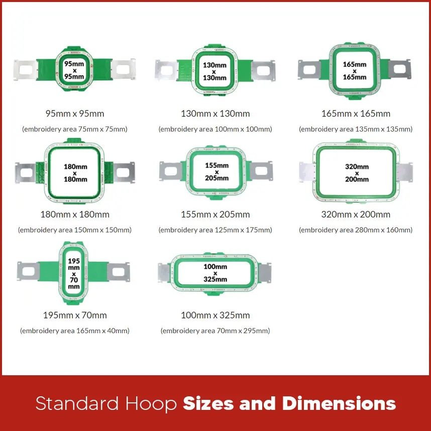 Standard Hoop Sizes and Dimensions