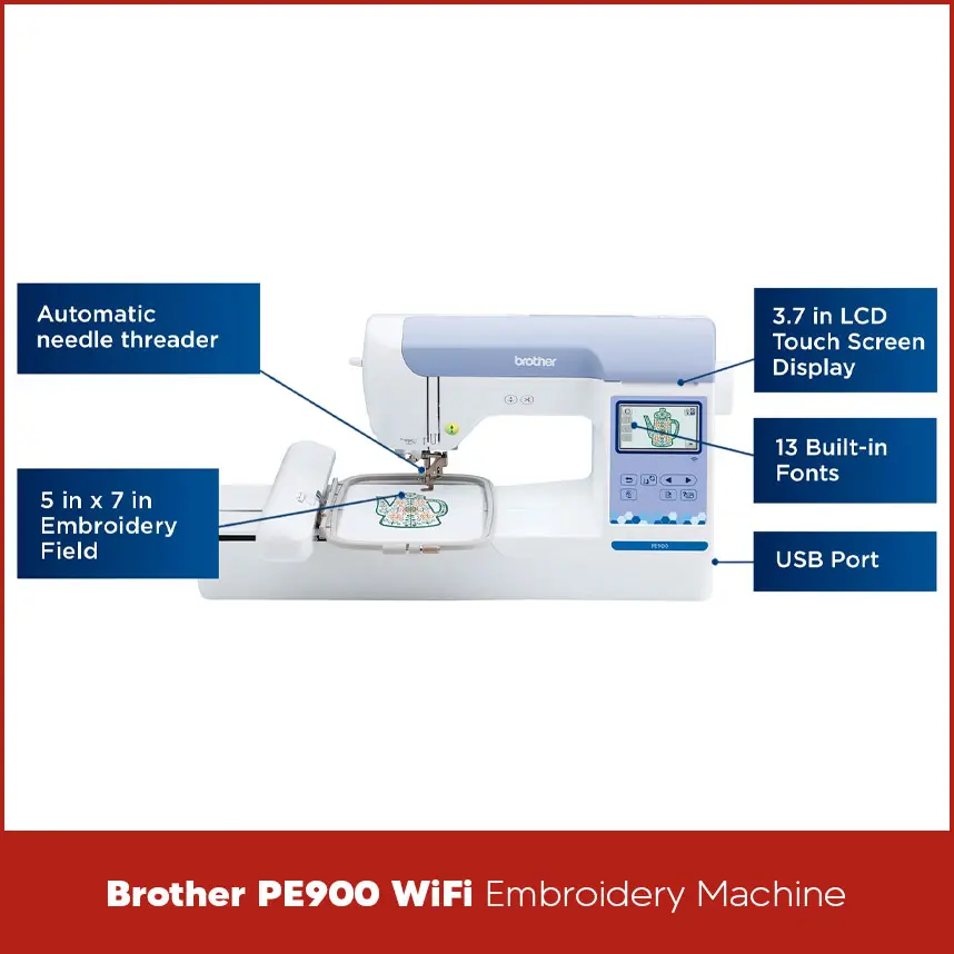 Brother PE900 WiFi Embroidery Machine