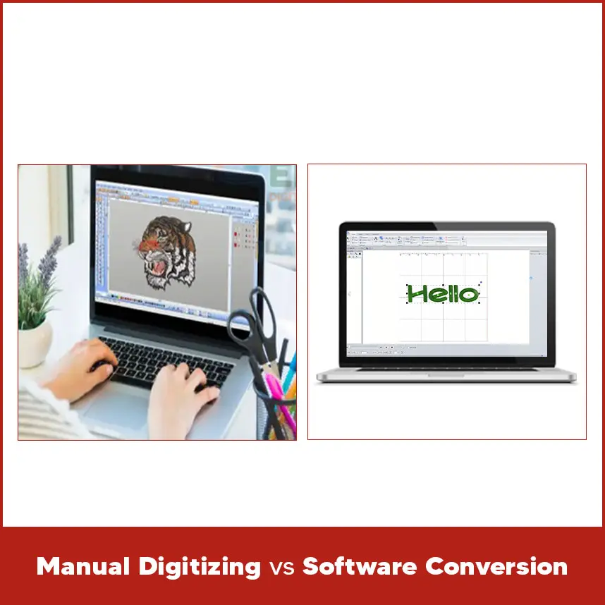 Manual Digitizing vs Software Conversion