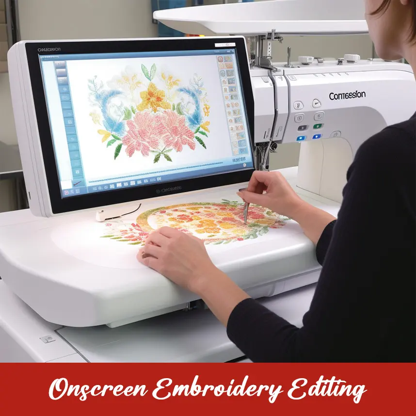 Onscreen Embroidery Editing