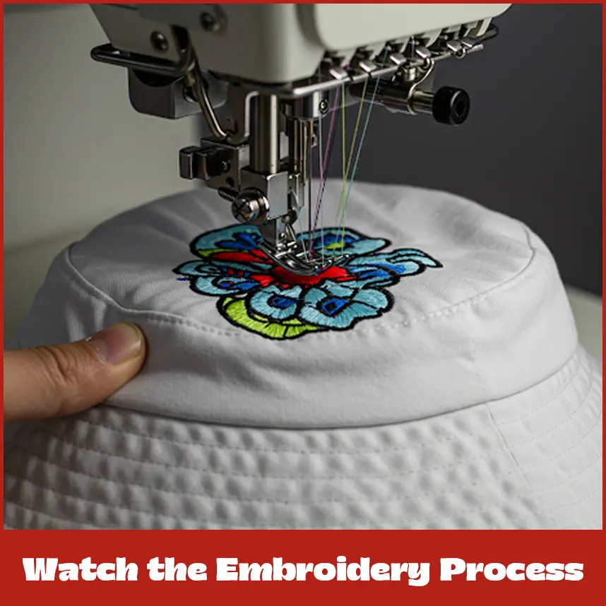 Watch the Embroidery Process