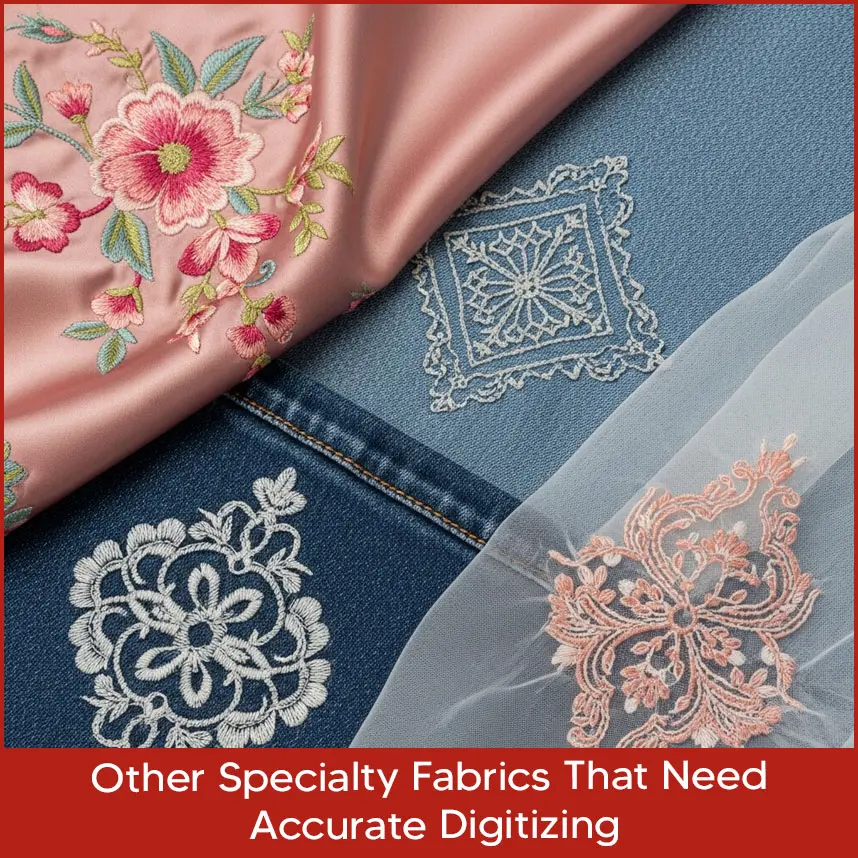 Other Specialty Fabrics That Need Accurate Digitizing