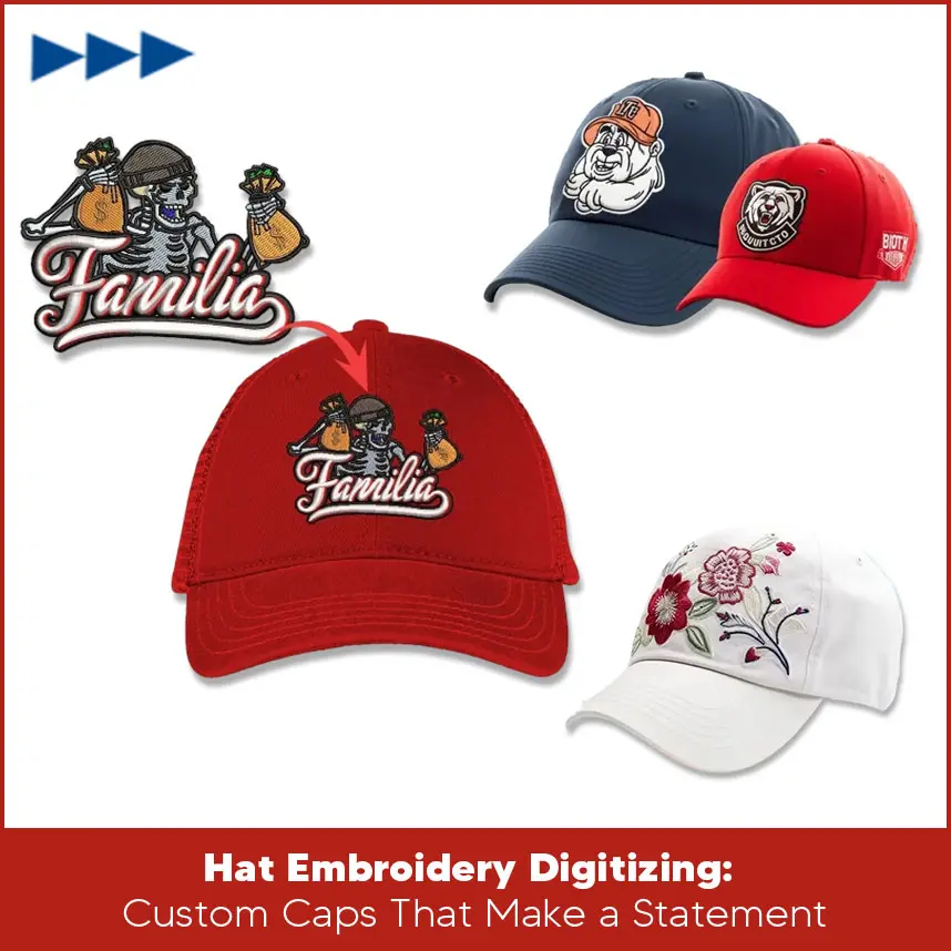 Hat Embroidery Digitizing: Custom Caps That Make a Statement