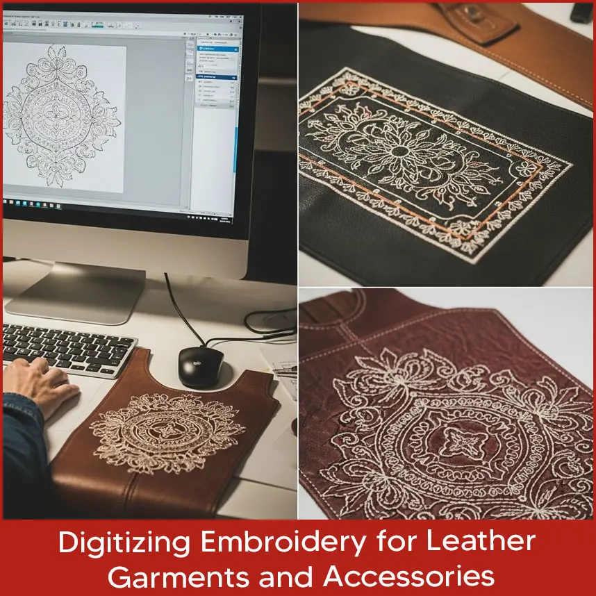 Digitizing Embroidery for Leather Garments and Accessories
