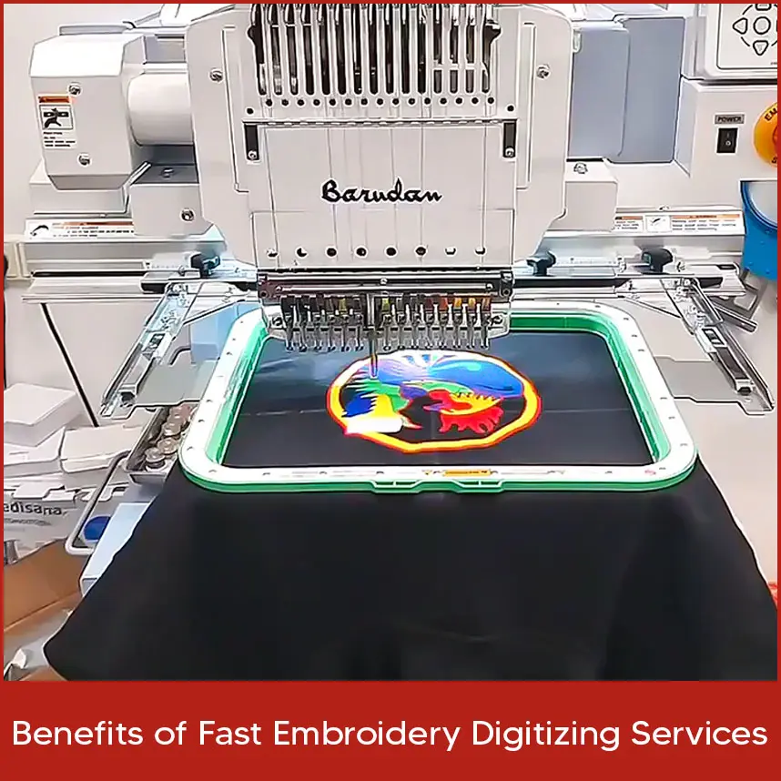 Benefits of Fast Embroidery Digitizing Services