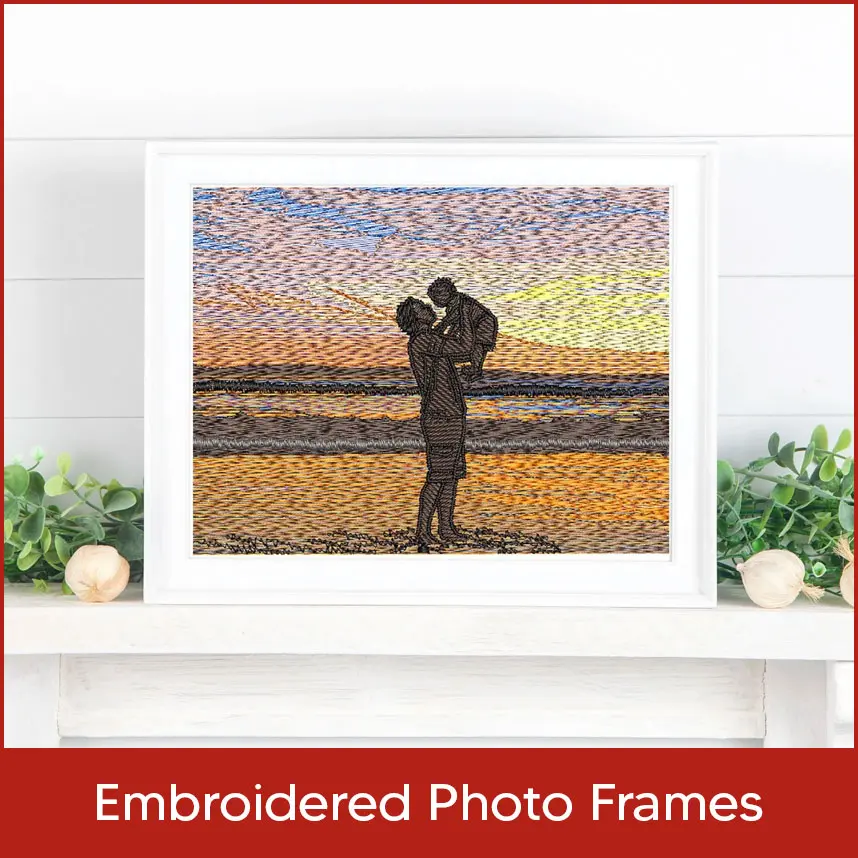 Embroidered Photo Frames