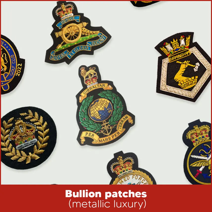 Bullion Patches (Metallic Luxury)