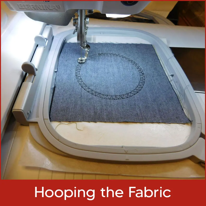  Hooping the Fabric