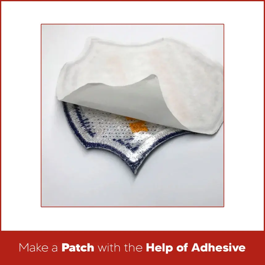Make a Patch with the Help of Adhesive