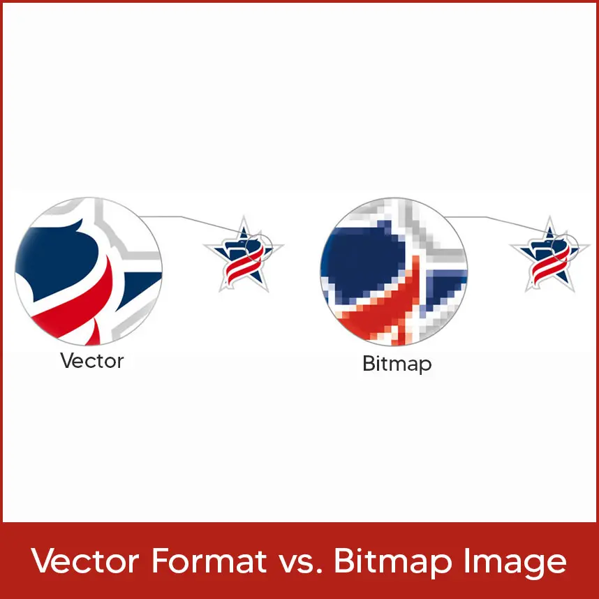 Vector Format vs Bitmap Image