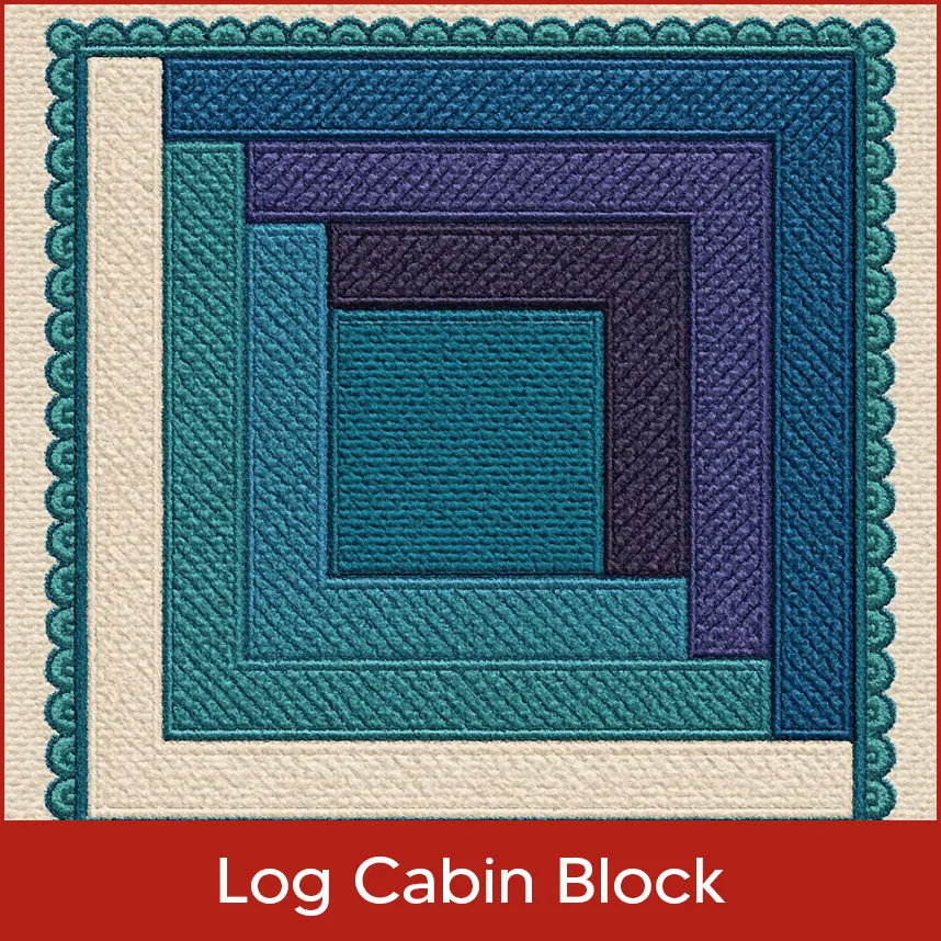 Log Cabin Block