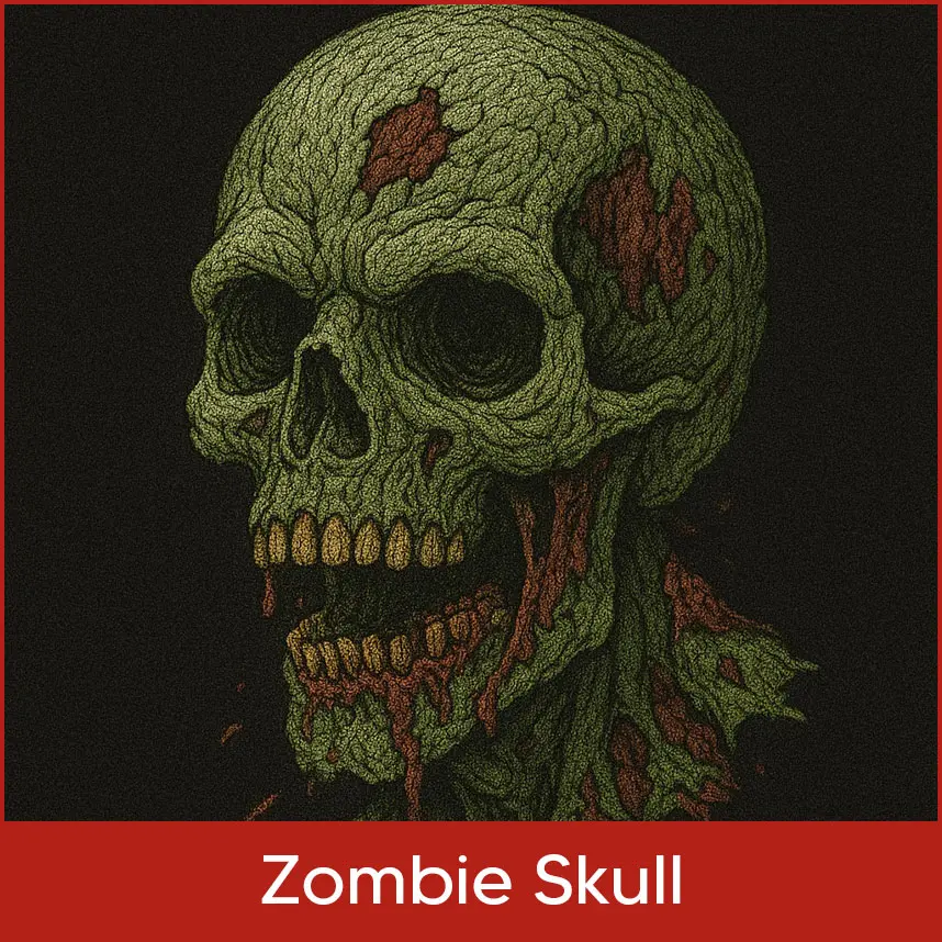 Zombie Skull