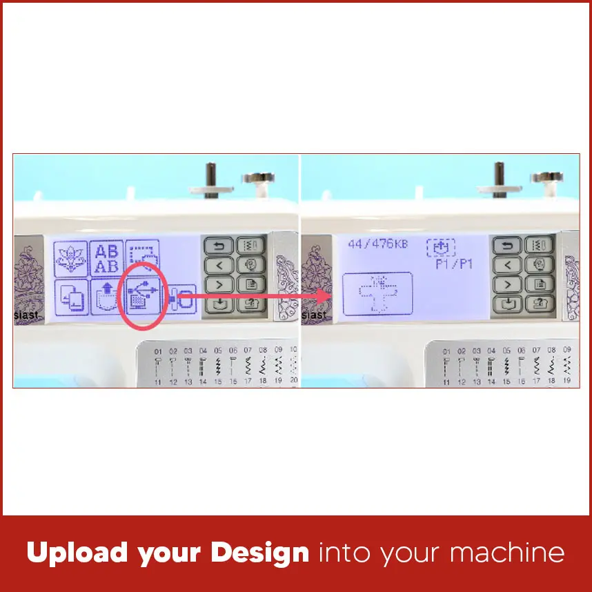Upload Your Design to Your Machine
