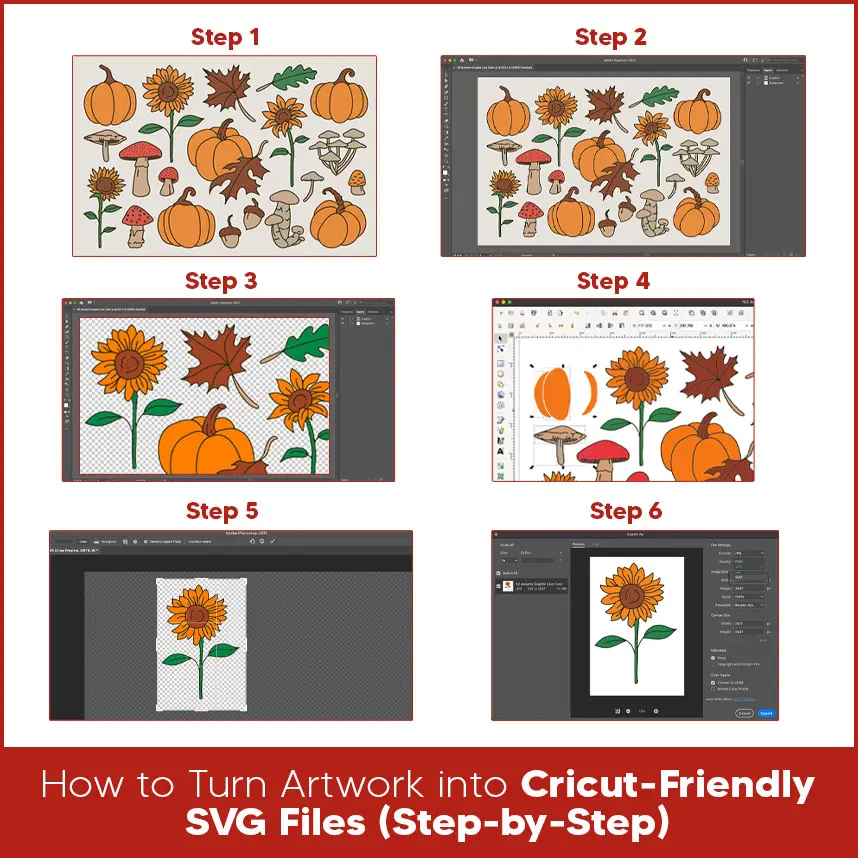 How to Turn Artwork into Cricut-Friendly SVG Files (Step-by-Step)
