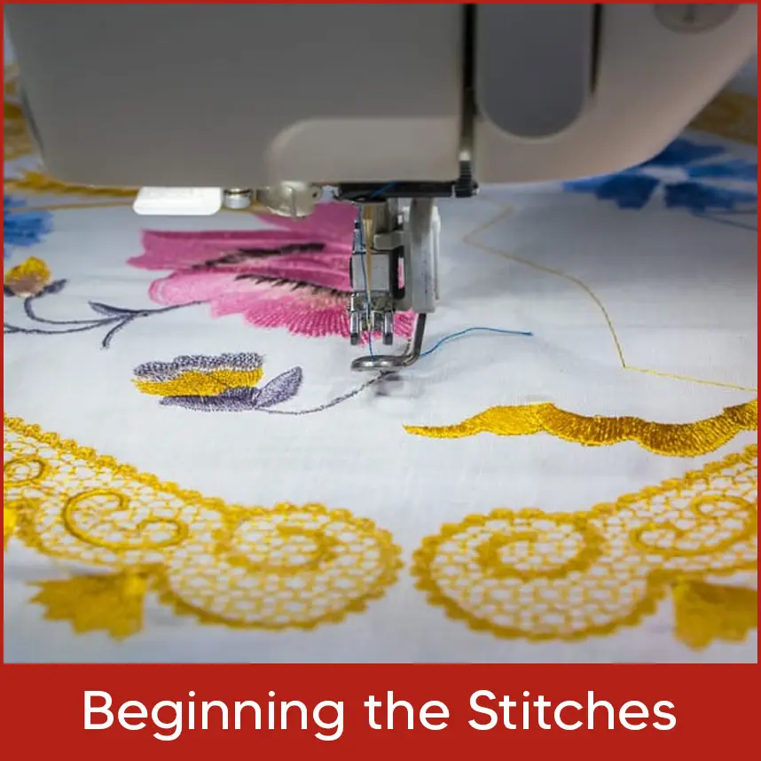 Beginning the Stitches
