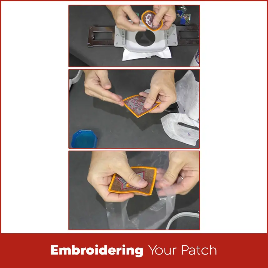 Embroidering Your Patch