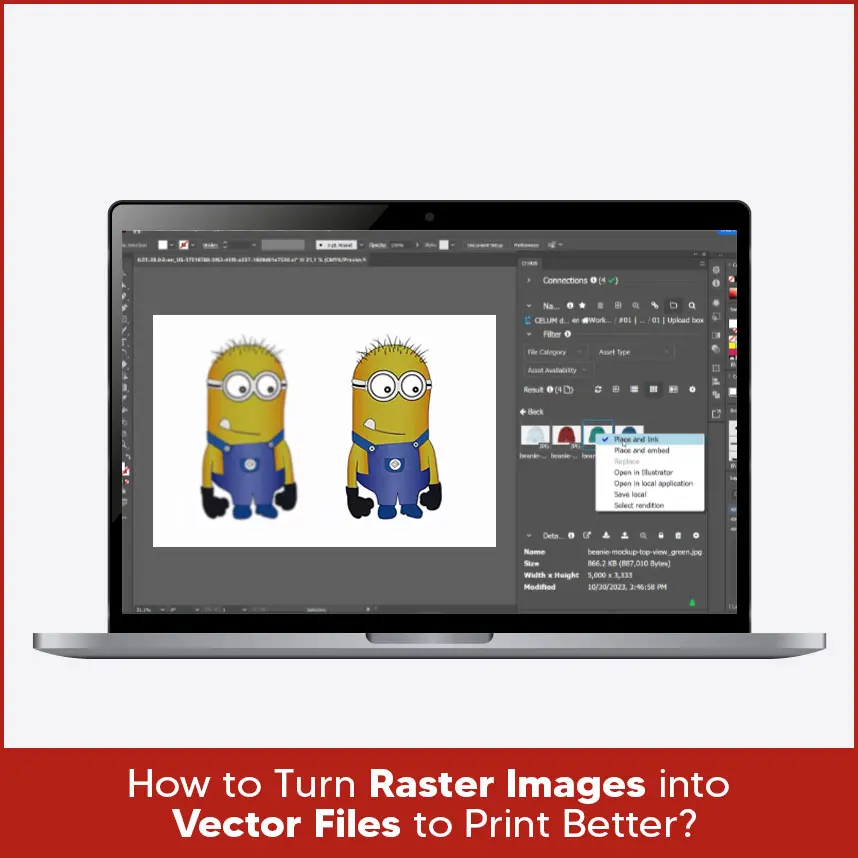 How to Turn Raster Images into Vector Files to Print Better?