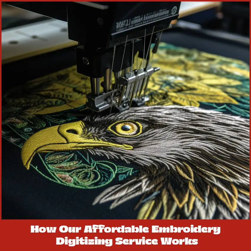 How Our Affordable Embroidery Digitizing Service Works