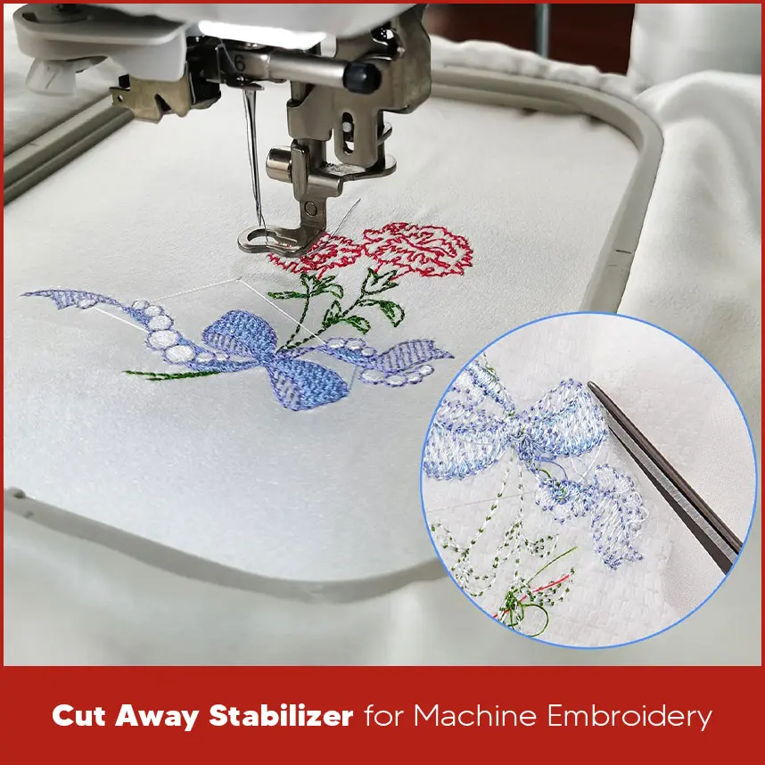 Cut Away Stabilizer for Machine Embroidery