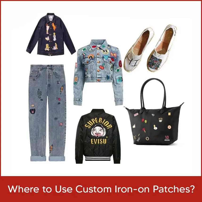 Where to Use Custom Iron-on Patches?